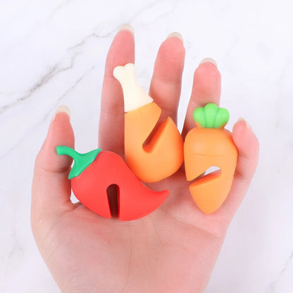 Cute Boil-Over Stoppers – Silicone Lid Holders (1/6 Pack)