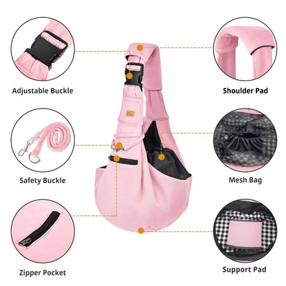 Lightweight Pet Sling Handbag – Perfect for Corgis & Small Pets