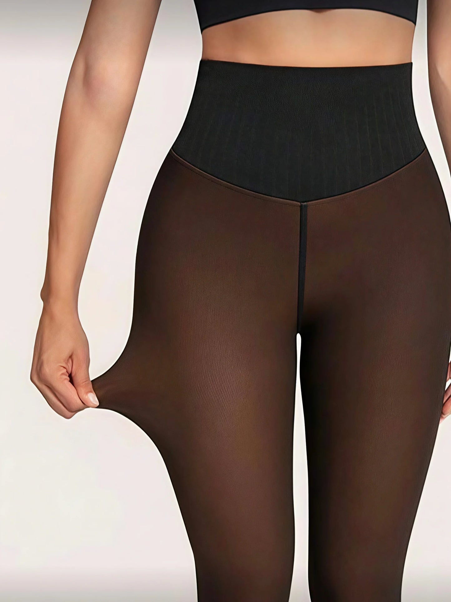 Cozy Black Thermal Leggings