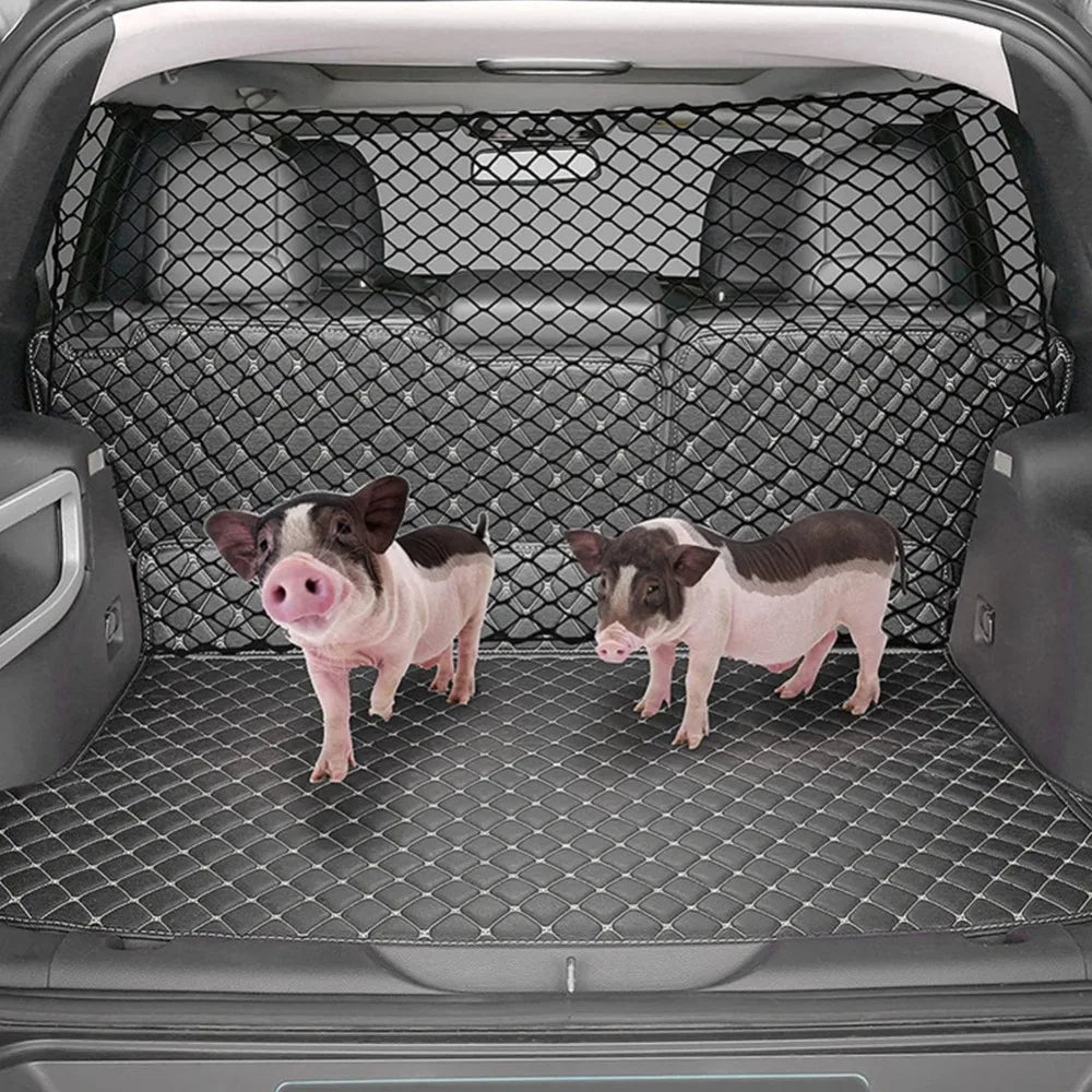 Vehicle Pet Safety Fence – Durable Trunk Isolation Net