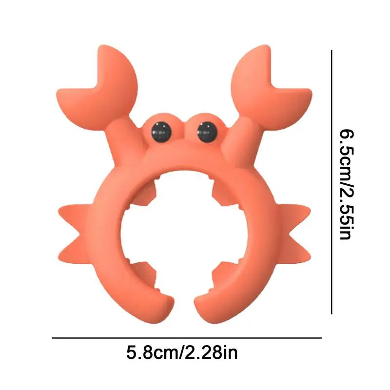Crab-Shaped Silicone Utensil Rest – Fun & Functional