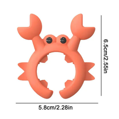 Crab-Shaped Silicone Utensil Rest – Fun & Functional