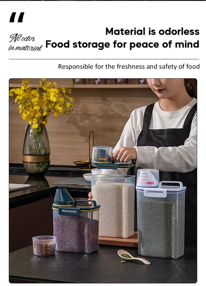 Pet Food Storage Container – Sealed Bin for Dog & Cat Food