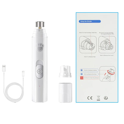 Electric Dog Nail Grinder – USB Rechargeable & Painless