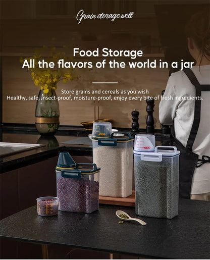 Pet Food Storage Container – Sealed Bin for Dog & Cat Food
