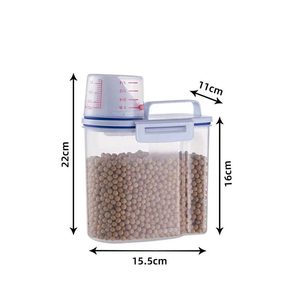 Pet Food Storage Container – Sealed Bin for Dog & Cat Food