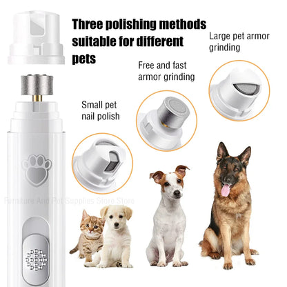 Electric Dog Nail Grinder – USB Rechargeable & Painless