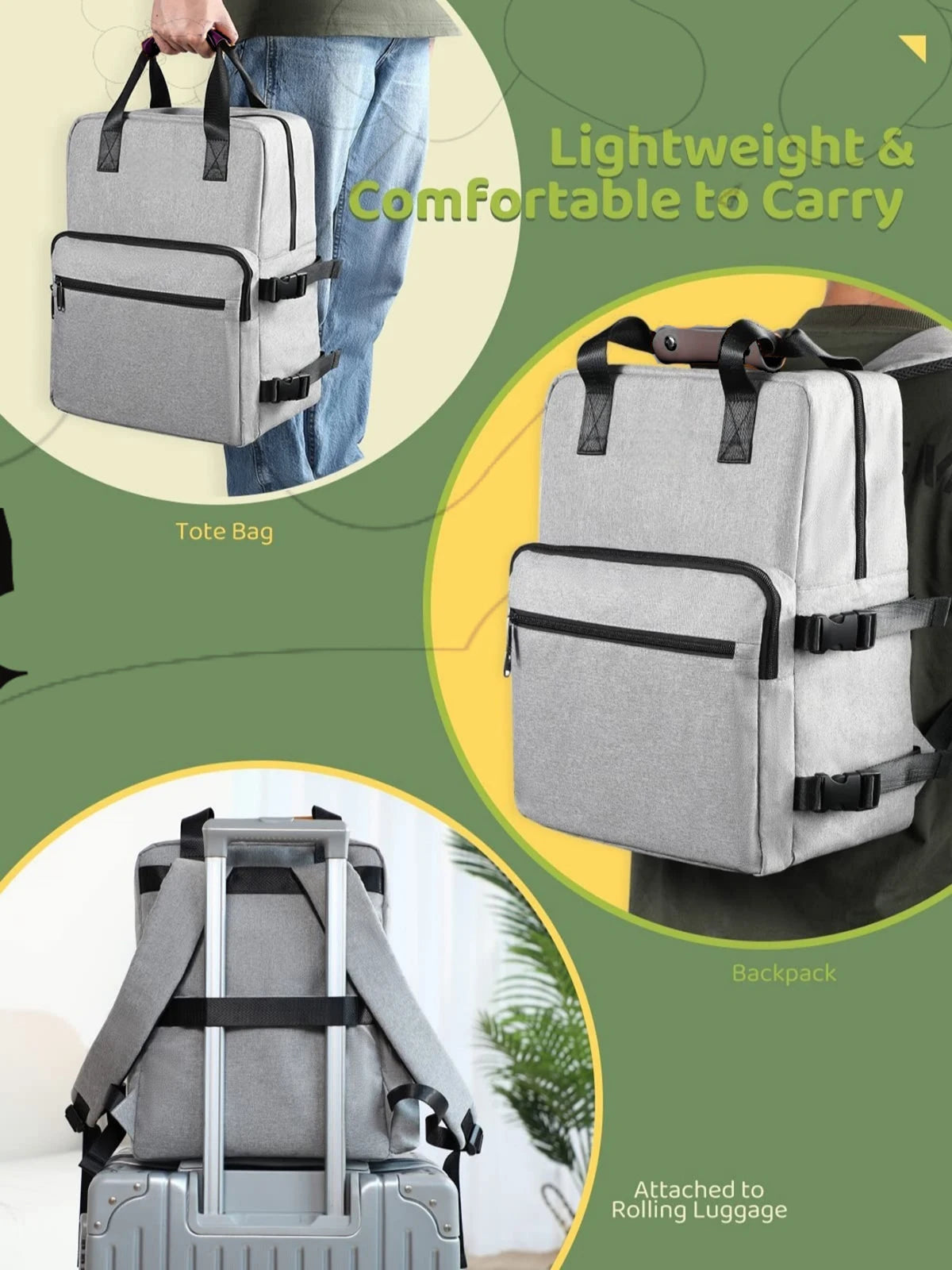 4-Piece Dog Travel Bag Set – Multi-Function Pet Organizer Backpacks